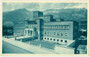 Städtisches Hallenbad in Innsbruck-Pradl, Amraser Str. 3 nach Plänen von Arch. Fritz Konzert (1877-1964) in den Jahren 1928/29 im Stil der Neuen Sachlichkeit erbaut. Rastertiefdruck 9 x 14 cm; Karl Dornach, Innsbruck phot. 1929.  Inv.-Nr. vu914rtd00037