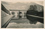 Ehemaliges Schwimmbad von Fügen im Zillertal, Bezirk Schwaz, Tirol, Gelatinesilberabzug 9 x 14 cm; Impressum: Georg Angerer, Schwaz, um 1935.  Inv.-Nr. vu914gs01220