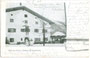 Zahlkellnerinnen von "Ascher's Gasthaus" in Brandenberg, Bezirk Kufstein, Tirol vis à vis der Pfarrkirche zum Hl. Georg. Autotypie 9 x 14 cm ohne Impressum, postalisch befördert 1905.  Inv.-Nr. vu914at00004