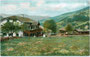 Bräuhaus und Gastwirtschaft in St. Peter, Gemeinde Lajen im Eisacktal, Gbz. Klausen, Bzk. Bozen, Gefürst. Grafsch. Tirol (heute Bez.gem. Salten-Schlern, Südtirol). Photochromdruck 9 x 14 cm; Joh. F. Amonn, Bozen 1905.  Inv.-Nr. vu914pcd00227