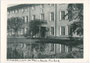 Zierteich der Ferrarischule (gegr. 1921, heute Höhere Bundeslehranstalt für Wirtschaftl. Berufe) im Palais Ferrari d'Occhieppo in Innsbruck-Dreiheiligen, Weinhartstraße 4. Gelatinesilberabzug 10 x 15 cm ohne Impressum um 1950.  Inv.-Nr. vu105gs00050