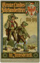 "Tiroler Landesjahrhundertfeier 1809 - 1909" zum Gedenken an den Tiroler Volksaufstand. Chromolithographie 9 x 14 cm; Entwurf: Ph(ilipp). Schumacher, Illustrator und Maler (1866-1940).   Inv.-Nr. vu914clg00027