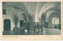 Spätgotischer Kaisersaal im Castel Pergine in Pergine, 1868-1919 Gbz. Pergine, Bzk. Trient, Gefürst. Grafsch. Tirol; hte. Comunità Alta Valsugana e Bersntol. Lichtdruck 9 x 14 cm; J. F. Lehmann's Verlag, München um 1910.  Inv.-Nr. vu914ld00328