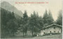 Bärnbadalm und Höhlenstein in den östlichen Brandenberger Alpen. Lichtdruck 9 x 14 cm; Impressum: Rud(olf). Berger, Wörgl 1907. Inv.-Nr. vu914ld00252