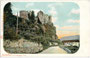 Burg Kastelbell in der Gemeinde Kastelbell-Tschars, ehem. Bzk. Schlanders, Gefürst. Grafsch. Tirol (heute Provinz Bozen/Südtirol, Italien) Kombinationsfarbdruck 9 x 14 cm; Impressum: Joh(ann). F(ilibert). Amonn, Bozen um 1900.  Inv.-Nr. vu914kfd00004