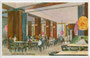 Im. Café „München“ vom Hotel „Stadt München“ (1867-1954) in Innsbruck, Innere Stadt, Erlerstraße 17-19. Farbautotypie 9 x 14 cm, Signatur: „WKühn“, wohl Carl Heinrich Walter Kühn (1895-1970) um 1925.  Inv.-Nr. vu914fat00044
