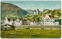 Dr. Guggenberg'sche Wasserkurheil- und Kuranstalt  in Kranebitt, Stadt Brixen. Photochromdruck 9x14cm postalisch gelaufen 1918; ohne Urhebernachweis.  Inv.-Nr. vu914pcd00129
