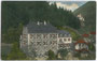Hotel Pension „Ansitz Schrottwinkel“ im Ortszentrum von Sand in Taufers, Gbz. Taufers, Bzk. Bruneck, Gefürst. Grafsch. Tirol (hte. Auton. Prov. Bozen-Südtirol). Farblichtdruck 9 x 14 cm ohne Impressum, um 1910.  Inv.-Nr. vu914fld00019