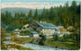"Ortners Gasthof Sonne" am Sextner Bach in Innichen im Pustertal, 1848-1919 Gbz. Sillian, Bzk. Lienz, Gefürst. Grafsch. Tirol (heute Südtirol). Kombinationsfarbdruck 9 x 14 cm; Karl Redlich, Innsbruck; postalisch befördert 1912.  Inv.-Nr. vu914kfd00039