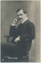 Franz Lehár, einer der Komponisten der sog. Silbernen Operettenära (1870 Komorn/Ungarn, heute Slowakei - 1948 Bad Ischl) mit Zwirbelbart (sog. "Es-ist-erreicht-Bart"). Verlag des k.k. priv(iliegierten). Theater an der Wien um 1907.  Inv.-Nr.  vu914gs01183