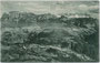 Unterinn, Gemeinde Ritten, Südtirol gegen Schlern und Rosengarten (Bergnamenkarte). Lichtdruck 9 x 14 cm; Impressum: Lorenz Fränzl, München; postalisch gelaufen 1909.  Inv.-Nr. vu914ld00229