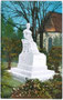 Denkmal für Kaiserin Elisabeth in der Sommerpromanade nahe der Postbrücke, geschaffen 1903 von Bildhauer Hermann Klotz aus Laaser Marmor. Photochromdruck 9 x 14 cm; Joh. F. Amonn, Bozen um 1907.  Inv.-Nr. vu914pcd00154