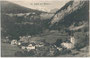 Südlicher Anteil von St. Jodok mit Pfarrkirche und Sitz der Gemeinde Vals, Bzk. Innsbruck-Land, Tirol (nördlicher Anteil: Gemeinde Schmirn). Heliogravüre 9 x 14 cm; Wilhelm Stempfle, Innsbruck (Ref. 3813 L) wohl 1938.  Inv.-Nr.  vu914hg00067