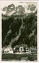 Heereshochgebirgsschule der Deutschen Wehrmacht (vormals "Grand Hotel Stubai") in Fulpmes im Stubaital bei der Endstation der Stubaitalbahn. Gelatinesilberabzug 9 x 14 cm; Impressum: Much Heiss' Nachfolger, Innsbruck um 1940.  Inv.-Nr. vu914gs00545