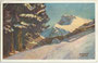 Der Gaisstein in den Kitzbüheler Alpen auf der Grenze von Jochberg (Bzk. Kitzbühel, Tirol) und Saalbach-Hinterglemm (Bzk. Zell a.S., Salzburg). Farbautotypie 9 x 14 cm, Entwurf: Bruno Hess (1884-1949); Eckart Verlag, Wien um 1920.  Inv.-Nr. vu105fat00028