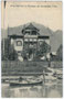 Sommergast im Ruderboot bei der Villa "Heinrich" in Pertisau, Gemeinde Eben am Achensee. Lichtdruck 9 x 14 cm; Impressum: Photograph Puscher, Freudenthal.  Inv.-Nr. vu914ld00010