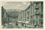 Filiale der Anglo-Österreichischen Bank - gegr. 1864, 1926 von der Creditanstalt übernommen - im Pohlschröderhaus Ecke Maria-Theresien-/Landhausstraße (heute Meraner Str.). Lichtdruck 9 x 14 cm (Empfehlungskarte) um 1910.  Inv.-Nr. vu914ld00239