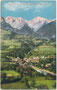Pians am Lattenbach im Stanzertal, Gbz. und Bzk. Landeck, Tirol gegen die Parseirerspitze (3.036 m ü.A.) in den Lechtaler Alpen der Nördlichen Ostalpen. Photochromdruck 9 x 14 cm; Purger & Co., München 1910.  Inv.-Nr. vu914pcd00383