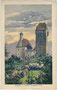 Burg Freundsberg über Schwaz. Photochromdruck 9 x 14 cm; Impressum: Verlag Monopol, Kunst- und Verlagsanstalt, München um 1925.  Inv.-Nr. vu914pcd00188