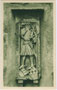 Gedenkstein (wohl Grabplatte) für den Sänger, Dichter, Komponisten und Politiker Oswald von Wolkenstein (um 1377 – 2.8.1445), von 1408. Lichtdruck 9 x 14 cm; Edit. L. Morpurgo, Roma; Depositio Cesare Berann, Gries-Bolzano um 1925.  Inv.-Nr. vu914ld00184