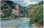 Burg RIED an der Talfer in Wangen, Gemeinde Ritten. Photochromdruck 9x14cm; Lorenz Fränzl,  München 1910/11.  Inv.-Nr. vu914pcd00012
