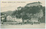 Festung KUFSTEIN (Anm.: die Bezeichnung "Geroldseck" ist falsch!) mit Gasthof ZUR POST am Innufer. Lichtdruck 9 x 14 cm; Aufnahme u. Verlag Hermann Just, München 1904.  Inv.-Nr. vu914ld00007 