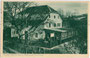 Ehem. Gasthof "Stettnerhof" (dann "zur schönen Aussicht", seit 1962 Wohnhaus) in Innsbruck-Hötting, Steinbruchstraße 8. Rastertiefdruck 9 x 14 cm; Impressum: Wilhelm Stempfle, Innsbruck um 1925.  Inv.-Nr. vu914rtd00031