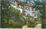 Garten vom Ansitz Reichenbach, dem Alterssitz von Kurarzt Dr. Franz Tappeiner (1860-1902) in Obermais (1924 nach Meran eingemeindet), Reichenbachgasse 2-4 . Photochromdruck 9 x 14 cm; Gerstenberger & Müller, Bozen 1904.  Inv.-Nr. vu914pcd00054