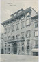 Palazzo Larcher-Fogazzaro aus dem 17. Jh. in der Altstadt von Trento/Trient, bis 1919 Gefürst. Grafsch. Tirol (heute Provincia di Trento/Provinz Trient), via San Vigilio 12. Lichtdruck 9 x 14 cm ohne Urhebernachweis um 1910.  Inv.-Nr. vu914ld00136