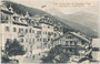 Das neben älterem Gasthof 1880 erbaute und 1913 abgebrannte "Grand Hotel Scholastika" am nördlichen Ostufer des Achensees, Gde. Achenkirch, Bzk. Schwaz, Tirol. Impressum: Robert Harth, Achensee um 1905.  Inv.-Nr. vu914hg00059