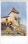 Erkerturm vom Ansitz Liebenrain in Barbian, Gbz. Klausen, Bzk. Brixen, Gefürst. Grafsch. Tirol (heute Bez.gem. Eisacktal, Südtirol). Farbautotypie 9 x 14 cm (Signatur unleserlich). Deutscher Schulverein, Karte No. 360, um 1910.  Inv.-Nr. vu914fat00004