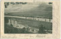 Ehemalige k.k. Landesschützenkaserne am Inn (seit 1926 Bischöfl. Gymnasium Paulinum) in Schwaz, Tirol, LIchtdruck 9 x 14 cm; Impressum: Verlag Alois Knöbel, Schwaz; postalisch befördert 1901.  Inv.-Nr. vu914ld00295
