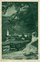 "Fügen beim Bräu" mit Pfarrkirche Mariae Himmelfahrt. Heliogravüre 9 x 14 cm; Impressum: Verlag Heinz Tomaseth, Fügen um 1925.  Inv.-Nr. vu914hg00048