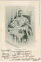 Monsignor Celestino Endricci, Principe Vescovo di Trento (Fürstbischof von Trient, 1866-1940) im Bischofsornat mit Hermelin-Mozzetta und Birett. Lichtdruck 9 x 14 cm, Impressum: Giovanni Battista Unterveger, Trento/Trient 1904.  Inv.-Nr. vu914ld00150