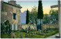 Friedhof in Torbole, Comune di Nago-Torbole, bis 1919 Gbz. und Bzk. Riva, Gefürst. Grafsch. Tirol, heute Comunità Alto Garda e Ledro, Provincia autonoma di Trento um 1910. Photochromdruck 9 x 14 cm; Paul Bender, Zürich.  Inv.-Nr. vu914pcd00074