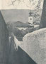 "Fußweg in Girlan im Überetsch" und Pfarrkirche zum Hl. Martin von Tours mit barockem Turm. Aufnahme: Dr.-Ing. Chr. Klaiber, Ulm aus ders.: Überetscher Dorfstrukturen, in: Dt. Bauzeitung XLVIII. Jg., No. 56, 1914; S. 553 bis 557; Inv.-Nr. Ztga00007