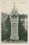 Denkmal für den Freiheitskämpfer Peter Mayr (1741–1806), Wirt an der Mahr bei Brixen a.E. (Entwurf: Georg von Hauberrisser, eingeweiht 1900) am Pfarrplatz in Bozen. Lichtdruck 9 x 14 cm; Verlag Stengel & Co., Dresden 1911.  Inv.-Nr. vu914ld00155