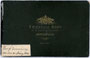 Revers von Cabinetphoto Inv.-Nr. vuCAB-00047: Wohl Mitglieder eines städtischen Schuhplattler- und Gebirgstrachtenerhaltungsvereins od. dgl. an der Zither; Atelier Friedrich Bopp, Innsbruck 1883