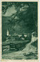 "Fügen beim Bräu" und Pfarrkirche Mariä Himmelfahrt. Heliogravüre 9 x 14 cm; Aufnahme und Verlag Heinz Tomaseth, Fügen, Kupfertiefdruck: Wagner'sche Universitätsbuchdruckerei um 1925.  Inv.-Nr. vu914hg00048