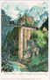 Die Trisannabrücke der Arlbergbahn, eine Stahlbogenbrücke beim Schloss Wiesberg in Tobadill bei Landeck, Tirol. Kombinationsfarbdruck 9 x 14 cm; Entwurf: M(ichael). Zeno Diemer. Impressum: Othmar Zieher, München. Inv.-Nr. vu914kfd00012