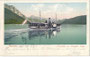 Seitenraddampfer "Sofie" (gewidmet der Mutter von Kaiser Franz Joseph I.) der Traunsee-Schifffahrt, erbaut 1848 von John J. Ruston mit Antrieb von Boulton & Watt. Photochromdruck 9 x 14 cm; Impressum: F. E. Brandl, Gmunden um 1900.  Inv.-Nr. vu914pcd00362
