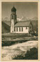 Kaplaneikirche zum Hl. Antonius von Padua in Niederthai am Horlachbach, Gemeinde Umhausen, Bezirk Imst, Tirol von Nordwesten. Rastertiefdruck 9 x 14 cm; Impressum: Sektion Guben D.Ö.A.V. um 1910.  Inv.-Nr. vu914rtd00039