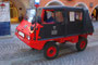 MTF (Mannschaftstransportfahrzeug) Steyr-Puch Haflinger 650 Baujahr 1962 der Berufsfeuerwehr der Stadt Innsbruck beim Corso anlässlich "140 Jahre Tiroler Feuerwehrverband" in Innsbruck. © Johann G. Mairhofer 2012.  Inv.-Nr. 1DSC05329
