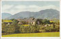 Erstes Passionsspielhaus in Erl bei Kufstein, Tirol (errichtet 1908 bis 1911), welches 1933 nach vermutlicher Brandstiftung 1933 vollständig niedergebrannt war. Farbautotypie 9 x 14 cm; Eigenverlag des Veranstalters um 1912.  Inv.-Nr. vu914fat00056
