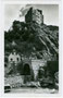 Burg LANDECK und Tunnel der Reschenstraße (ursprüngl. für die projektierte Eisenbahnlinie Landeck - Mals im Vinschgau vorgesehen). Gelatinesilberabzug 9x14cm; Risch-Lau, Bregenz; postalisch gelaufen 1938.  Inv.-Nr. vu914gs00265