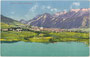 Levico Terme (seit 1860 Kurort) am Lago di Levico, Ger.bzk. Levico, Bzk. Borgo, Gef. Grafsch. Tirol von 1849-1919 (hte. C04 Comunità Alta Valsugana e Bersntol, Prov. di Trento). Photochromdruck 9 x 14 cm; Joh. F. Amonn, Bozen 1911.  Inv.-Nr. vu914pcd00374