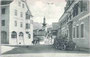 Gasthof ZUM LÖWEN in Zirl, Bezirk Innsbruck-Land; vis à vis Gasthof ZUR POST. Lichtdruck 9x14cm; Wilhelm Stempfle, Innsbruck um 1925.  Inv.-Nr. vu914ld00011