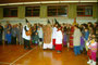 Anklöpfeln in Stans bei Schwaz im Advent 1990. Szene aus dem nur alle 10 Jahre stattfindenden Anklopfbrauch. Farbdiapositiv 24 x 36 mm; © Johann G. Mairhofer.  Inv.-Nr. dc135kd5009.03_29