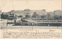 K. k. technische Hochschule am Karlsplatz und Station Academiestraße der Dampfstadtbahn (Arch. Otto Wagner, eröffnet 1899). Lichtdruck 9 x 14 cm; Impressum: Seme Verlag, Wien 1899.  Inv.-Nr. vu914ld00327