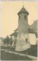 Rundturm der Kirche zur Hl. Dreifaltigkeit beim Castello de Zanna in Cortina d'Ampezzo, Fraktion Maion. Gelatinesilberabzug 9 x 14 cm; Impressum: F(ranz). PETER, Meran 1912.  Inv.-Nr. vu914gs00320